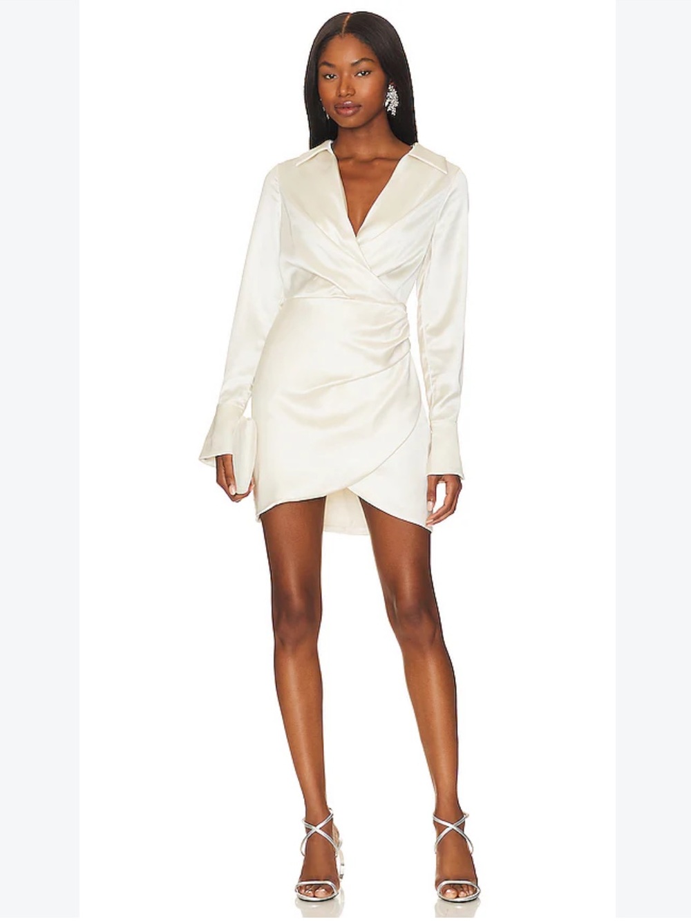 Line and dot Cece Mini Dress in Ivory NWT